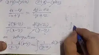 dx/y+z=dy/z+x=dz/x+y Simultaneous Linear differential equations