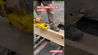 #trailer #whiteoak #repair #woodworking #sawmill #equipment #deck #shorts #dewalt #woodmizer
