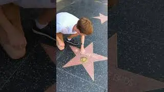 We're on the Hollywood Walk of Fame