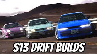 Gran Turismo 7 S13 Drift Builds for 1.31 Physics