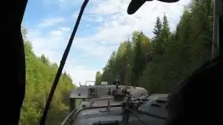 ТУ6А с рабочим поездом