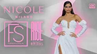 NICOLE MILANO Barcelona Bridal Fashion Week SS24 EXCLUSIVE Nicole Cavallo Interview  FULL SHOW 4K