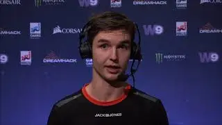 CSGO Dreamhack Marseille Interview with Dev1ce after match with Team Liquid