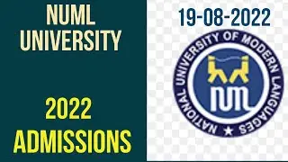 NUML UNIVERSITY ADMISSIONS 2022 II MM NETCAFE ONLINE