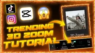 How to do the 3D Photo Trend on TikTok and reel (CapCut 3D Zoom Effect)