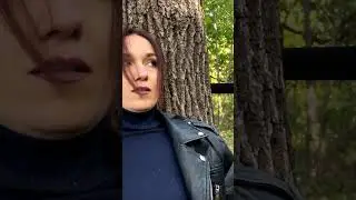 Cartoon Cat is chasing me in the forest 3