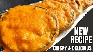 🍆Easy Vegan Fried Eggplant | CRISPY BRINJAL FRY RECIPE GLUTEN FREE RECIPES | AUBERGINE RECIPE INDIAN