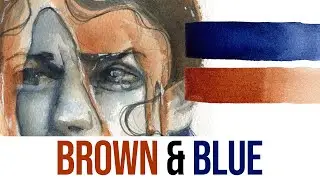 A perfectly classic color combo - Limited Palettes #5 - Watercolor Painting