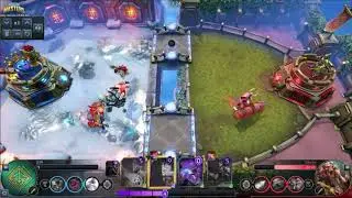 Minion Masters, won with 5 HP left!