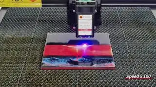 Ceramic Laser Printing with FoxAlien Reizer 20W Laser Engraver