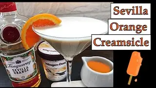 Gin Creamsicle  Tanqueray Sevilla Orange Easy Ice Cream Cocktail Recipe for Orange Lovers