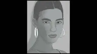 Stylized Emily Feld portrait 2