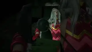 El dedo de Bayonetta y el de Jeanne va con cariño.