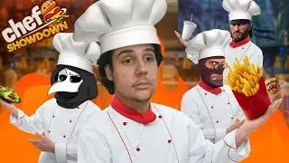 CAOS NO MEIO DA COZINHA COM 4 AMIGOS - Chef Showdown