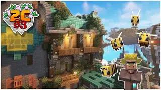 I built a BEEKEEPERS SHOP in Minecraft - ZetaCraft SMP