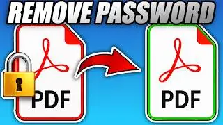How to REMOVE PASSWORD from PDF (UNLOCK PDF FILE) FULL GUIDE