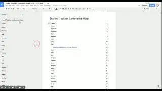 Google Docs - Document Outline (jump links to move in and out of the doc)