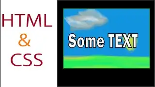 How to Place Text on Image - HTML & CSS
