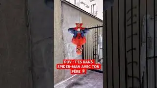 POV: YOU’RE IN SPIDER-MAN WITH YOUR DAD 🤦🏼‍♂️ 