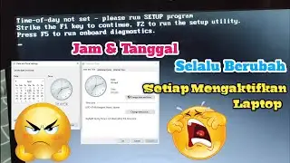 mengatasi jam dan tanggal berubah otomatis di windows 7 tanpa ganti baterai cmos