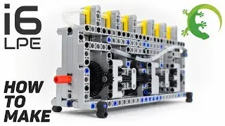 How To Make Lego Technic 6 Cylinder Pneumatic Engine - LPE MOC - With Parts list