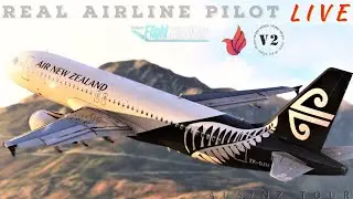 Fenix V2* | UPDATE | REAL Airbus Captain | RNP AR Approach | Queenstown NZ | 