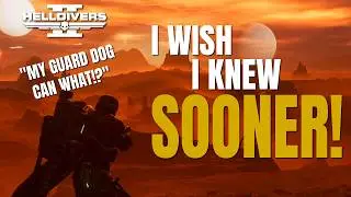 Things I Wish I Knew Sooner In Helldivers 2