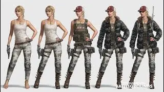 PUBG 3D MODEL (Characters + Animations + Wehicles + Weapons) FCMP-110
