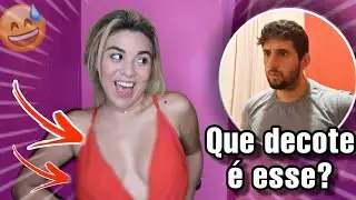 USEI UM MEGA DECOTE E ELE SURTOU! - TROLLAGEM