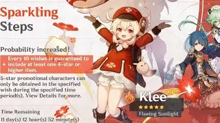 [Genshin Impact] 20x Character Event Wish - Sparking Steps (Fleeing Sunlight - Klee) | GACHA TIME!