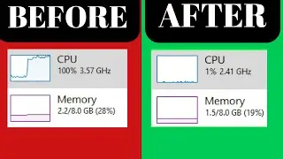 How to Fix 100% CPU Usage Windows 10 | Fix System interrupts 100 CPU | High CPU laptop | Boost FPS