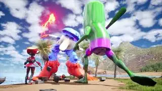 Tung Sahur HULK vs BrBr Patapim Captain America and Iron Ballerina Capuchina 4k