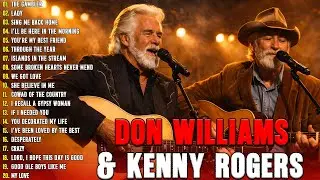Kenny Rogers, Don Williams Songs🎶Best Male Country Songs 80s 90s🤠Top 100 Classic Country Music 