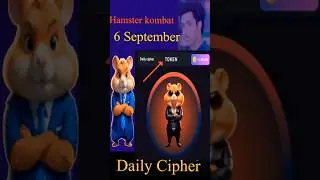 Hamster kombat daily cipher 6 September today cifra diaria hamster kombat master key code todayshort
