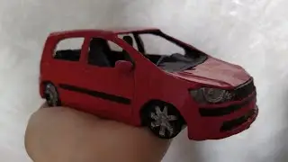 Слепил хёндай из пластилина
