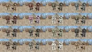 fallout 4 All Paint jobs on All Power Armor