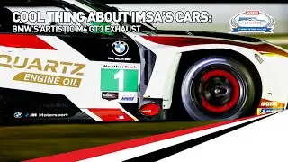 One Cool Thing About IMSA's Cars: BMW's Artistic M4 GT3 Exhaust
