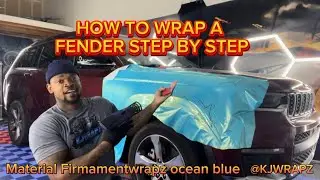 How to vinyl wrap a fender (step by step technique)