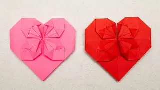 Сердце  из бумаги | Cute Paper HEART | Easy Origami DIY | Easy Origami & Crafts