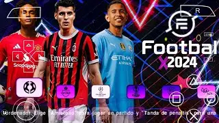 EFOOTBALL PES 2024 PPSSPP ORIGINAL PS5 On Android& ISO BEST Graphics Offline