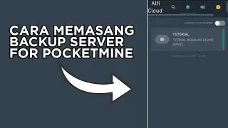 TUTORIAL PASANG BACKUP SERVER POCKETMINE!! #minecraft