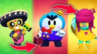 Brawl Stars BUT every round my RARITY gets higher
