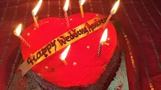 Happy Anniversary Celebration at Home #anniversarystatus #happyanniversary