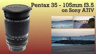 Pentax 35 - 105 f3.5 Sample Video with Sony A7IV - Sandbanks, Poole