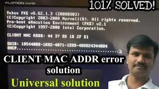 client mac addr error solution DHCP error solution