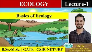 Basics of Ecology | Famous Ecologist | Definition of Ecology | Branch of Ecology | Ecosystem |SK Sir
