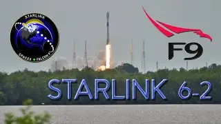 4K: Falcon 9 B1073 Launching Starlink 6-2