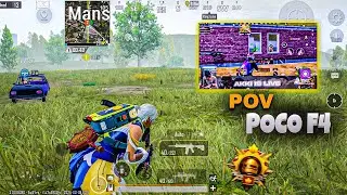 STREAMER vs Nikhil Gaming 2in1💥 POCO F4 SMOOTH + 60FPS PUBG / BGMI TEST 2024⚡