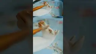 Painting pastels on a cremello horse! ~ Schleich Repaint