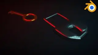 Делаем замок и ключ в blender. 